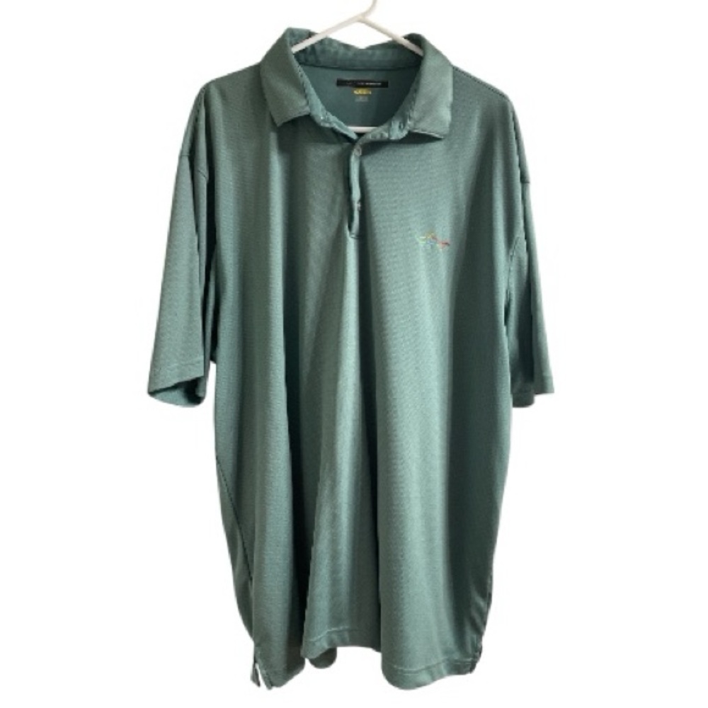Greg Norman Collection Green Polo Shirt Size XXXL